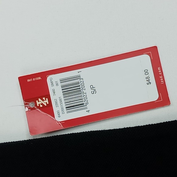 IZOD Women's Tank Dress Color Block Black/White Size S/P 100% Cotton - Picture 4 of 9